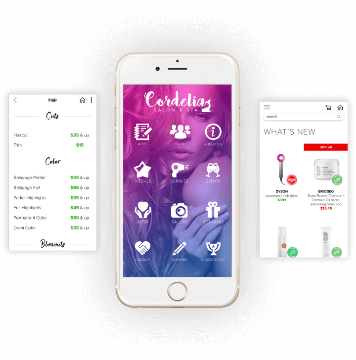 Salon Mobile App Development